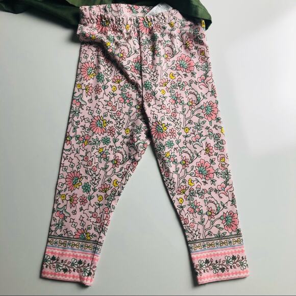 Carter's Baby Matching Floral Matching Set Sz 18M - Picture 7 of 9